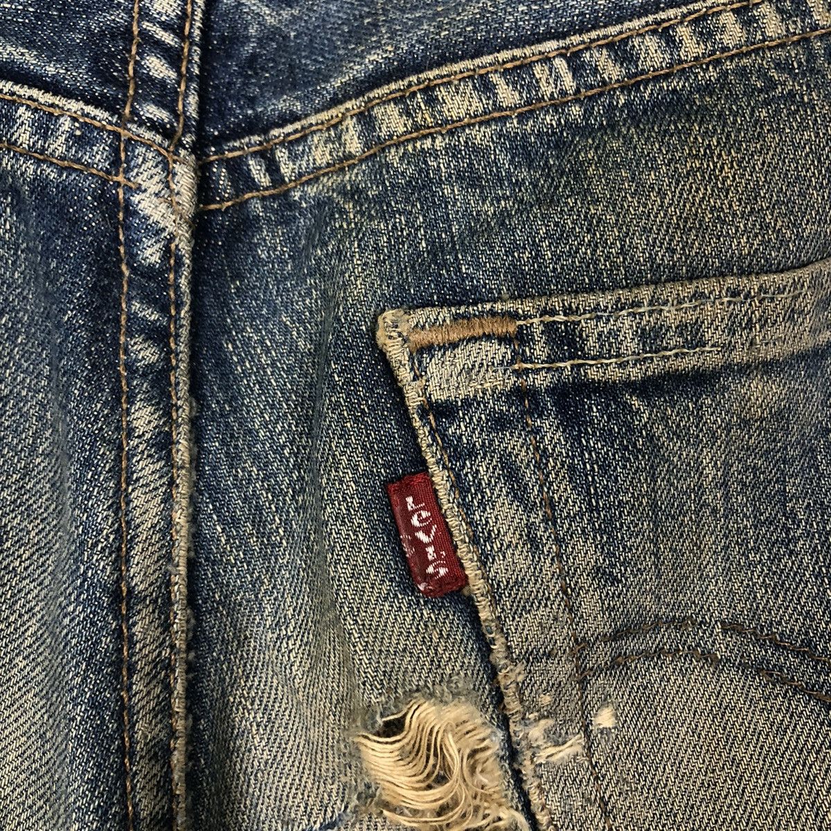 Levi's 🔥Vintage Distressed Denim Rusty Levi’s 501 Travis Scott Size US 30 / EU 46 - 15 Thumbnail