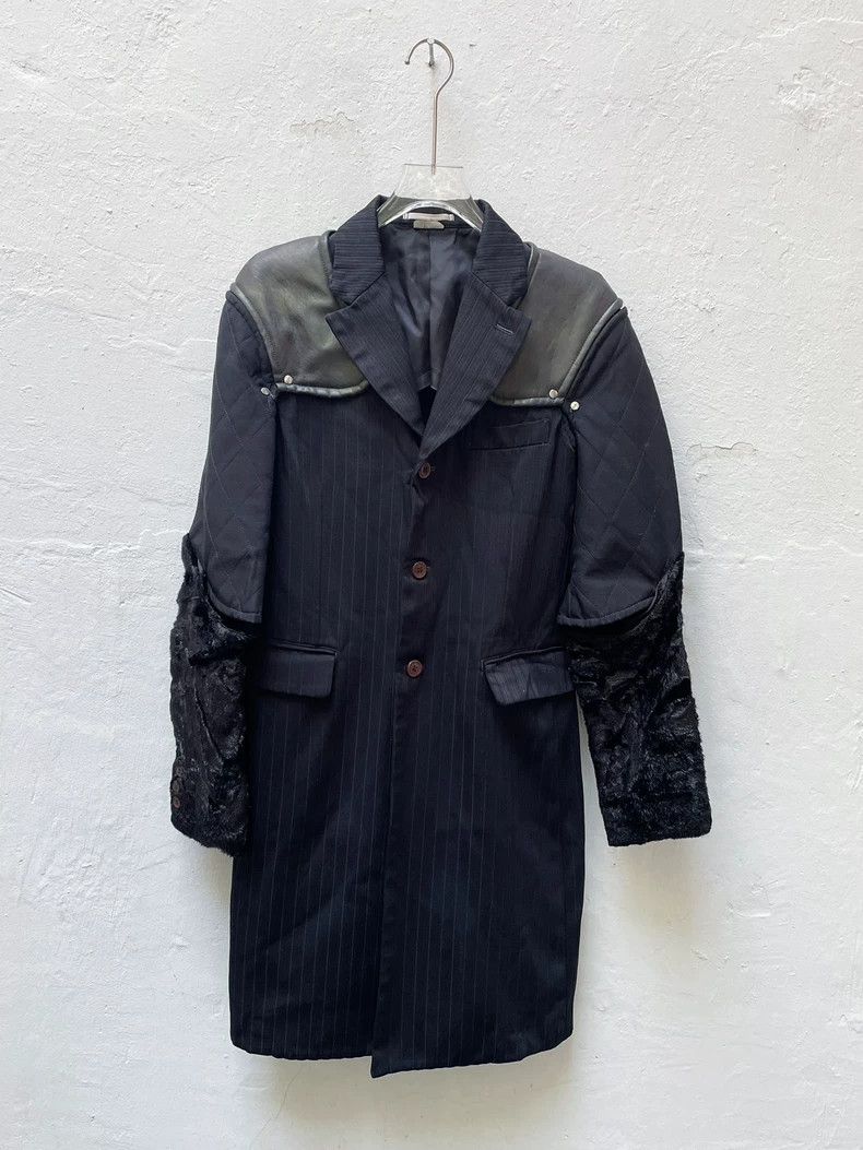 Comme des Garcons Comme des Garcons Armor period long stitching jacket Size US S / EU 44-46 / 1 - 1 Thumbnail