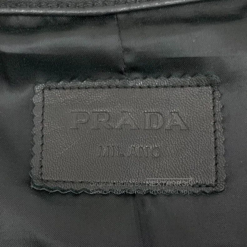 Prada Prada Black sheepskin zipper long-sleeved leather jacket Size US M / EU 48-50 / 2 - 5 Thumbnail
