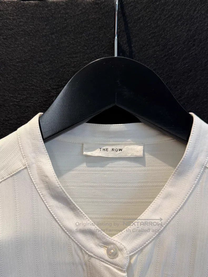 The Row The Row White long-sleeved shirt Size L / US 10 / IT 46 - 3 Thumbnail