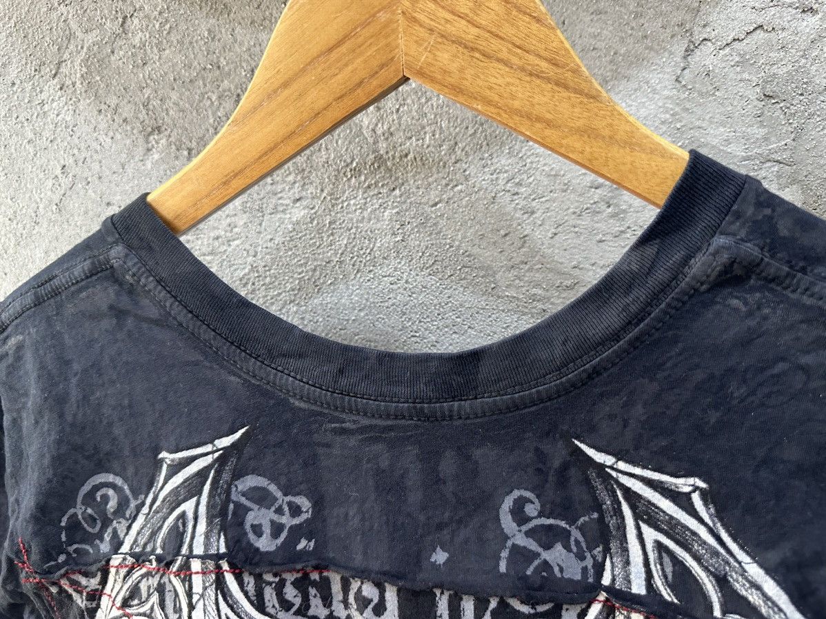 Affliction Crazy Y2K Affliction Wings Cyber Grunge Punk White Tee Size US S / EU 44-46 / 1 - 15 Thumbnail