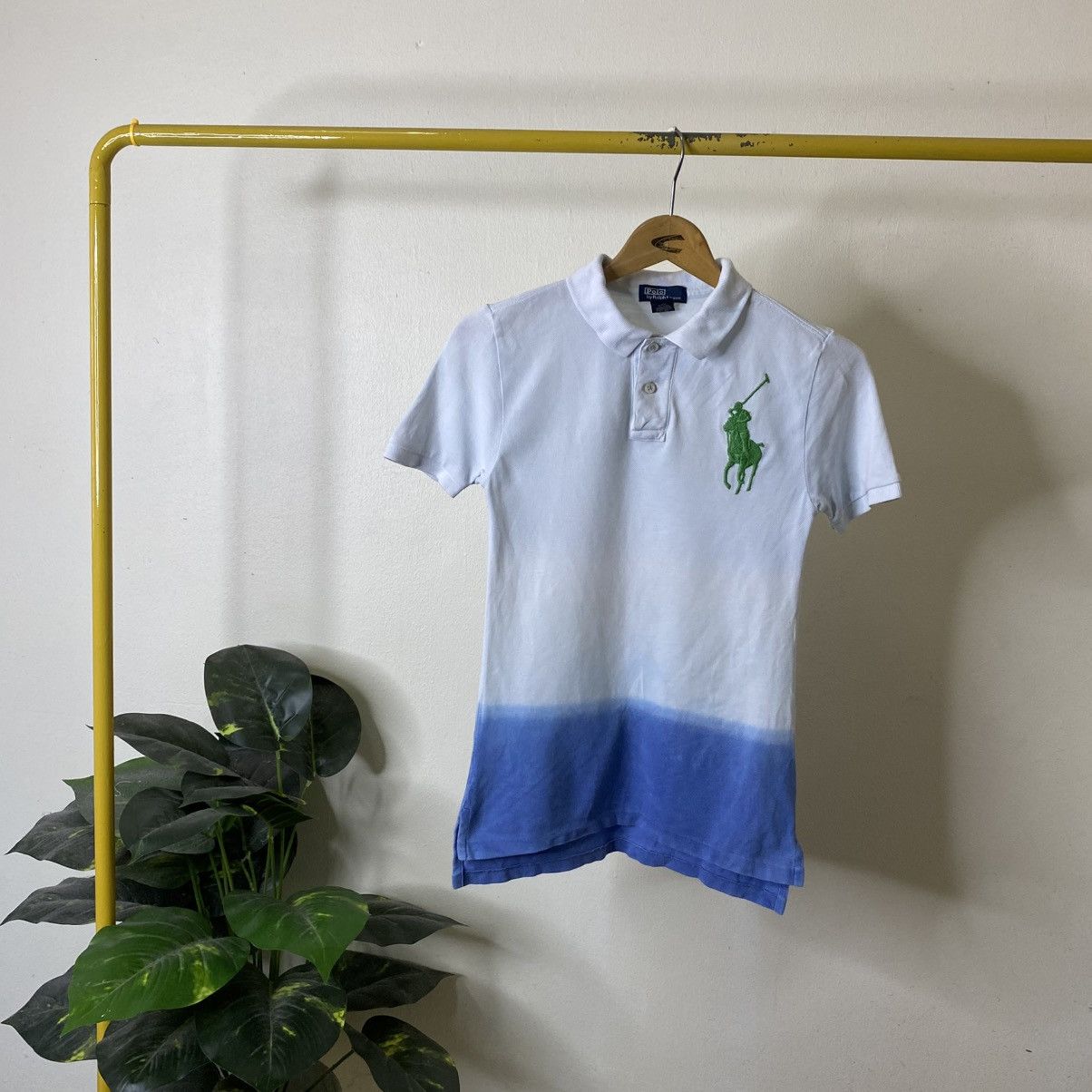 Polo Ralph Lauren Vintage Polo RL Big Pony 3 Tone Polo T Shirt Chief Keef Size XXS / US 00 / IT 34 - 1 Thumbnail