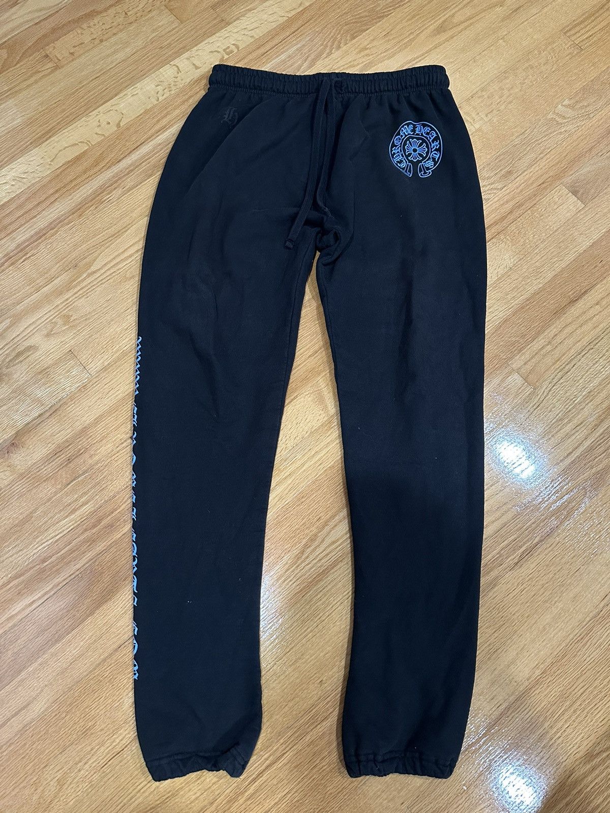 Chrome Hearts Chrome Hearts Black Baby Blue Website Sweatpants | Grailed