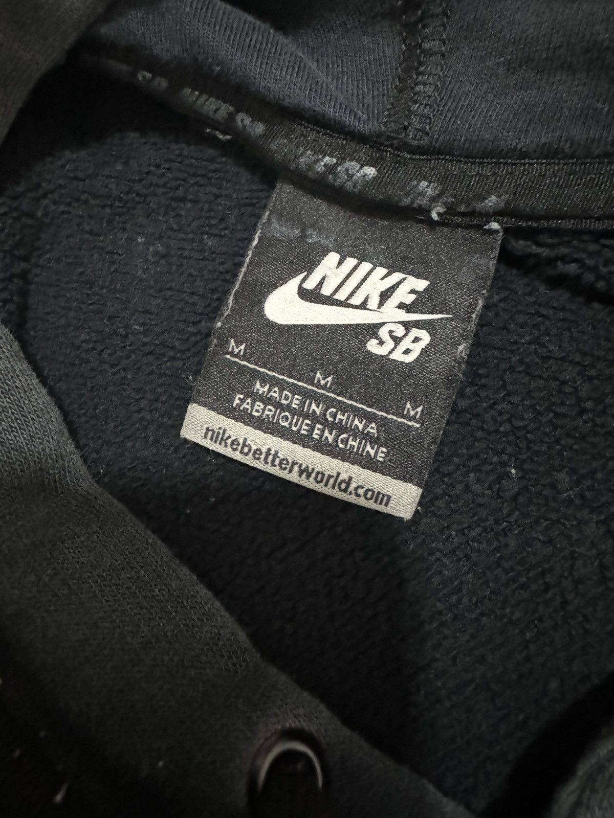 Nike × Vintage Vintage NIKE SB Big Swoosh Hoodie Size US M / EU 48-50 / 2 - 7 Thumbnail