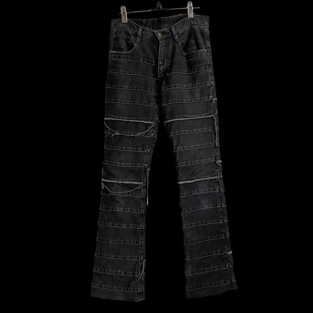 Pre-owned Archival Clothing X Hysteric Glamour Archive Alert Hysteric Glamour Pants In Black