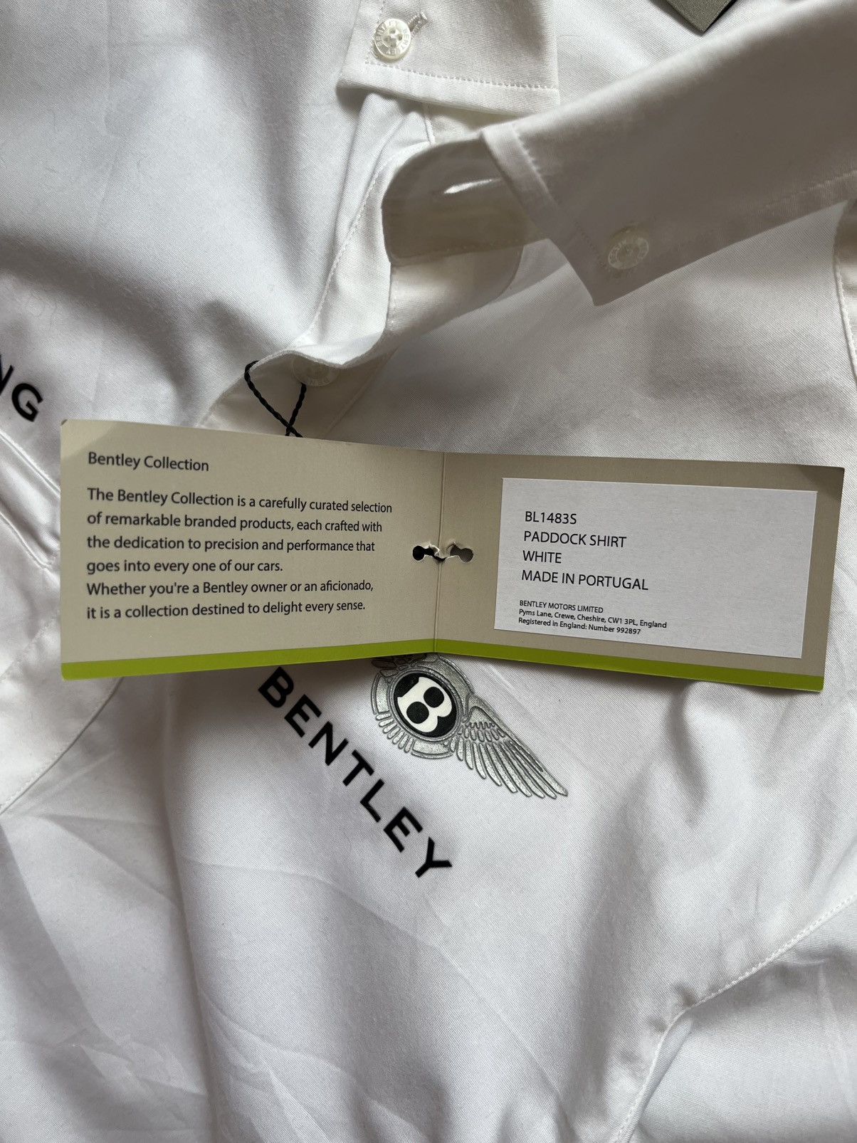 Bentley Vintage Bentley UK White Racing F1 Polo Shirt Streetwear Size US S / EU 44-46 / 1 - 7 Thumbnail