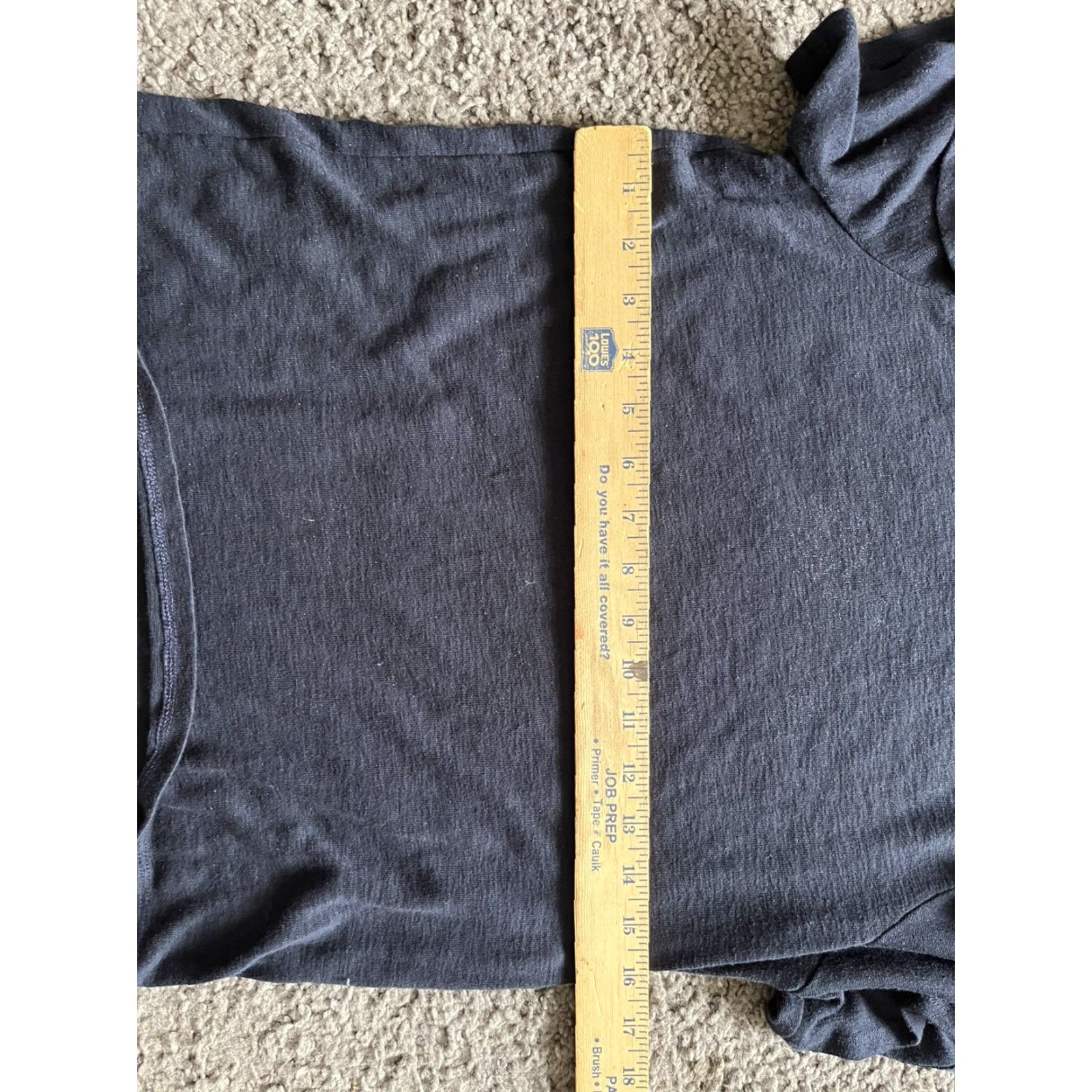 Express Express Top Women XS Navy Blue Short Puff Crew Neck Tee Ruffled Blouse Size XS / US 0-2 / IT 36-38 - 4 Thumbnail