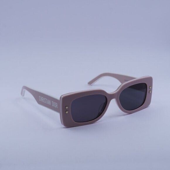 Dior Dior DIORPACIFIC S1U 40A0 Sunglasses Pink/White Rectangle Size ONE SIZE - 6 Thumbnail