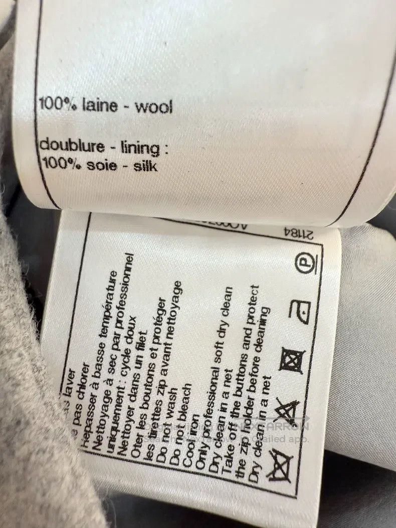 Chanel Chanel Pearl wool casual pants Size 42" / US 20 - 7 Thumbnail