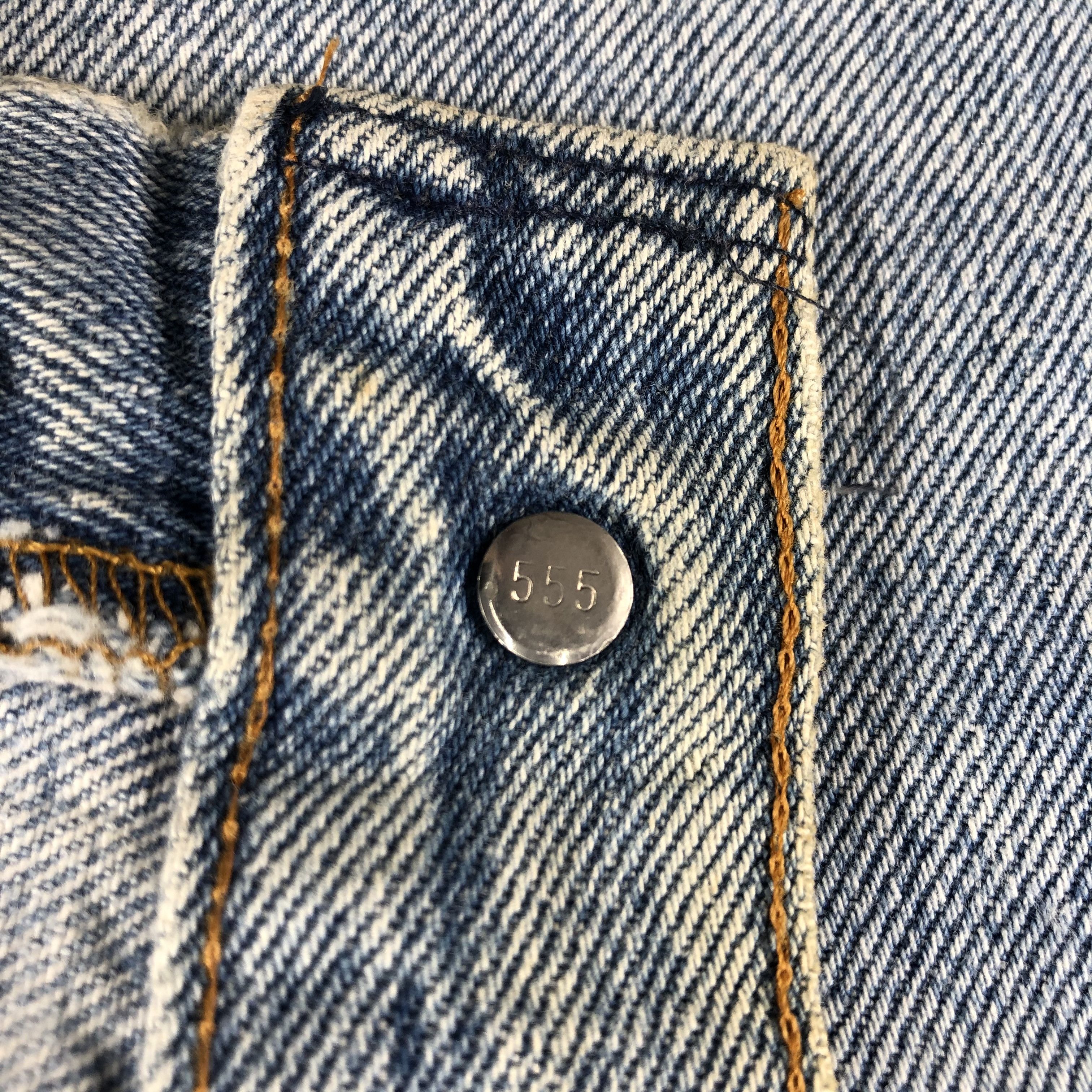 Levi's Vintage 90s Light Wash Levis 501 Jeans-JM2208 Size US 31 - 10 Thumbnail