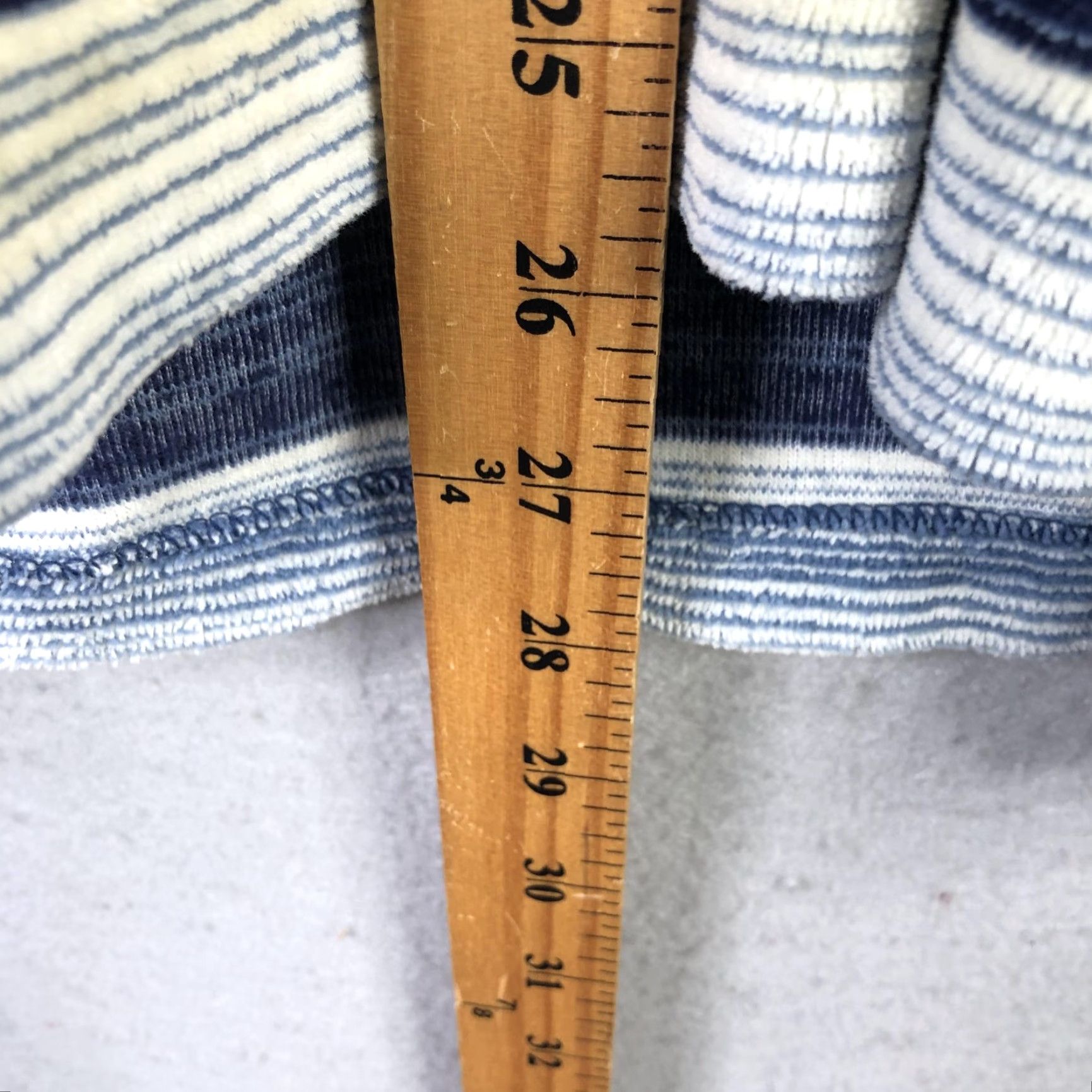 Vintage VINTAGE Montgomery Ward Sweater Mens Large Blue Stripe Collared Pullover USA 80s Size US L / EU 52-54 / 3 - 4 Thumbnail