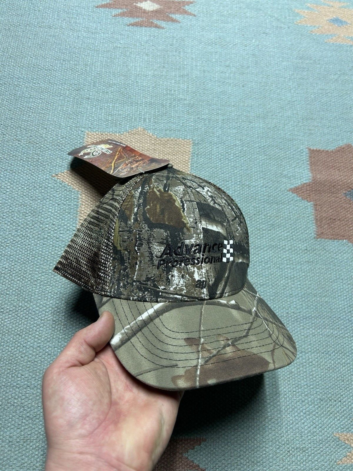 Vintage Advance Professional trucker hat realtree camo NWT DEADSTOCK Size ONE SIZE - 1 Thumbnail