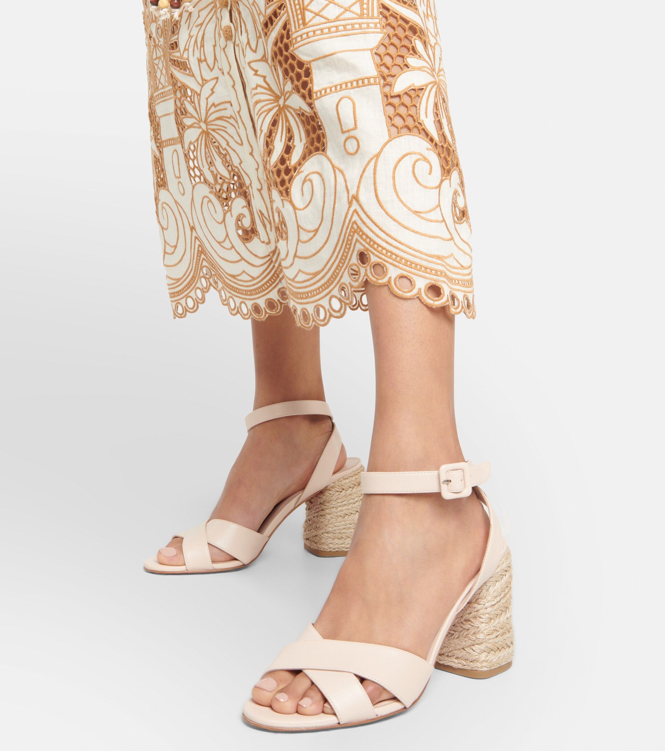 Christian Dior Monsieur o1s1wg110325 Sandal in Beige Size US 10 / IT 40 - 4 Thumbnail