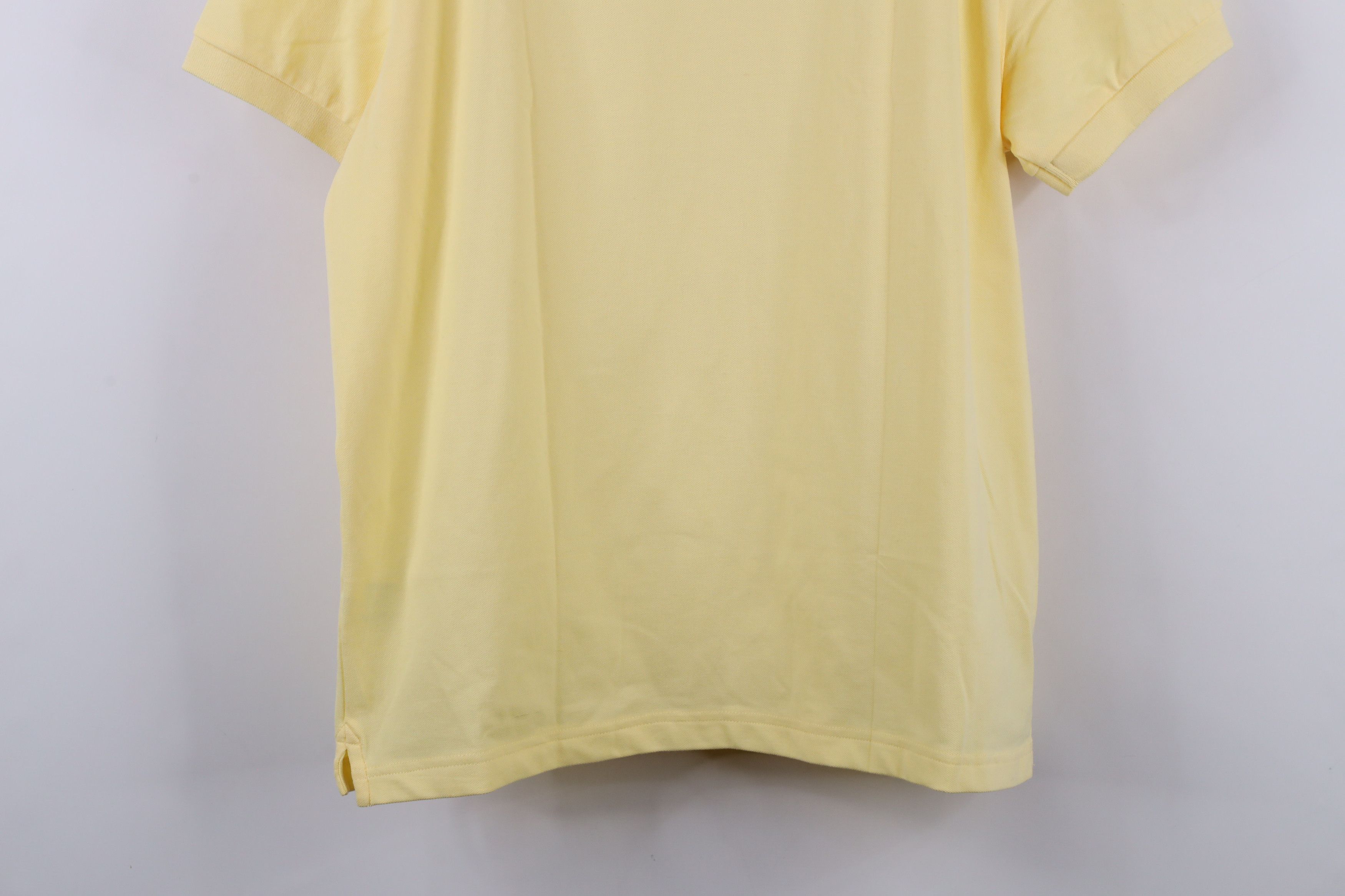 J.Crew × Vintage New J Crew Cotton Untucked Short Sleeve Polo Shirt Yellow Size US L / EU 52-54 / 3 - 10 Thumbnail