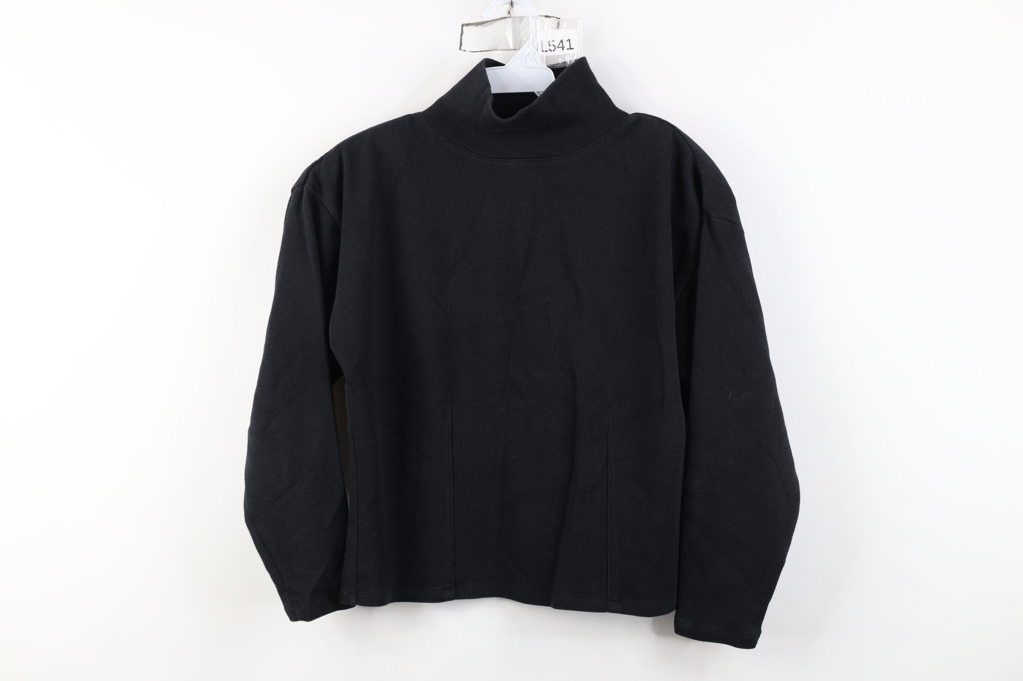 Express Vintage 90s Y2K Express Ribbed Knit Mock Neck T-Shirt Size S / US 4 / IT 40 - 1 Thumbnail