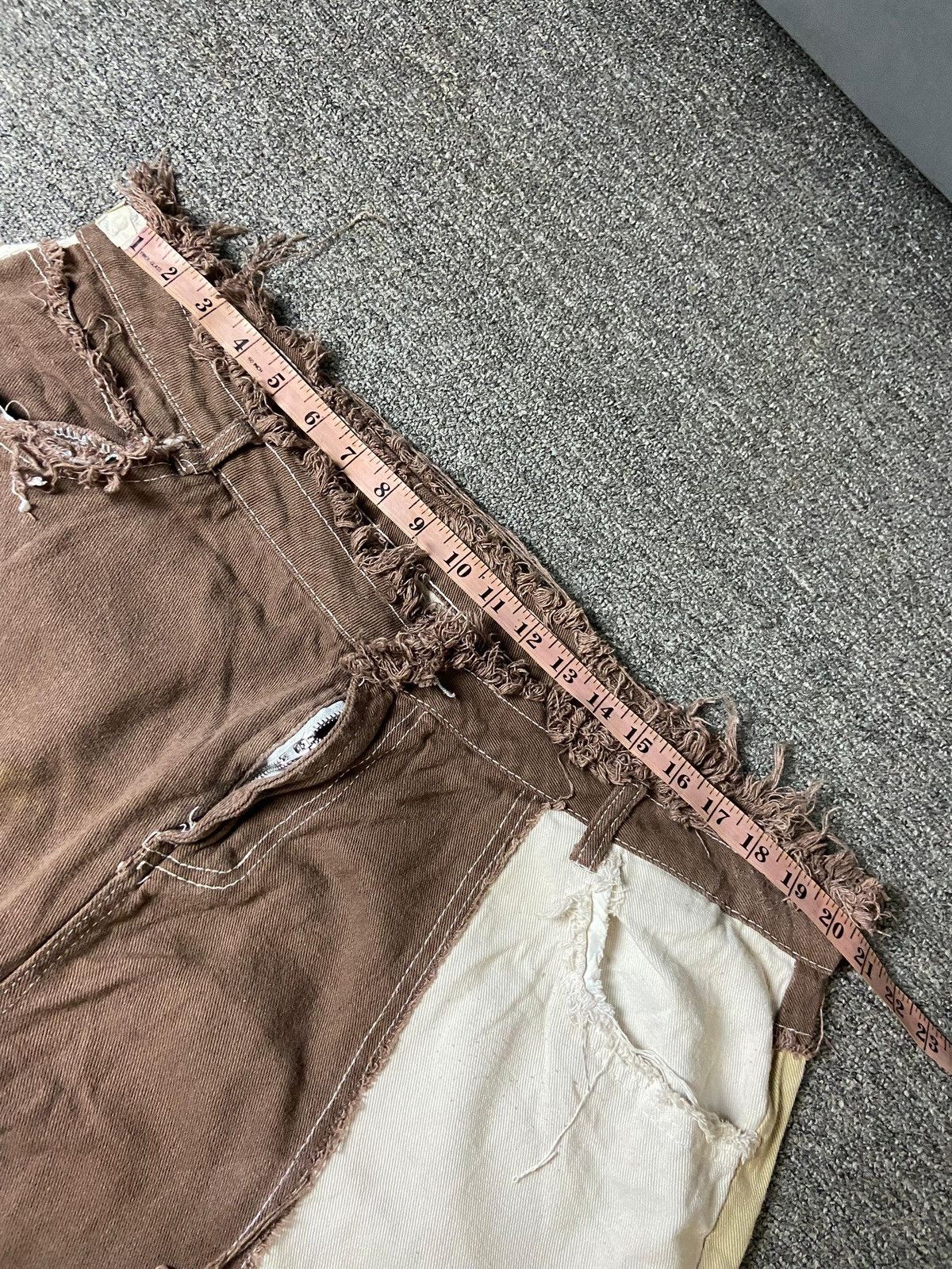 Shein Shein Brand Brown Patches Style Pants (148) Size US 41 - 10 Thumbnail