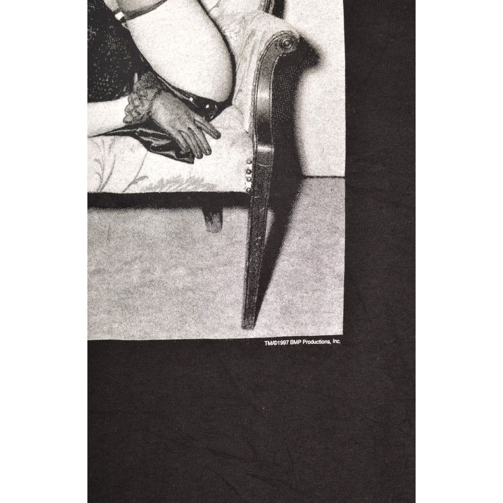 Vintage Fashion Victim Betty Page 1997 Vintage T-Shirt Tee Mens L Black USA 1990s Made in USA Size US L / EU 52-54 / 3 - 3 Thumbnail