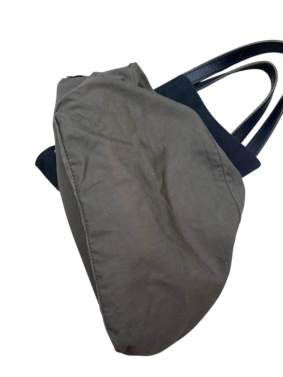 Leather Slow Motion Japan Patina Black Leather Tote Bag Size ONE SIZE - 25 Thumbnail