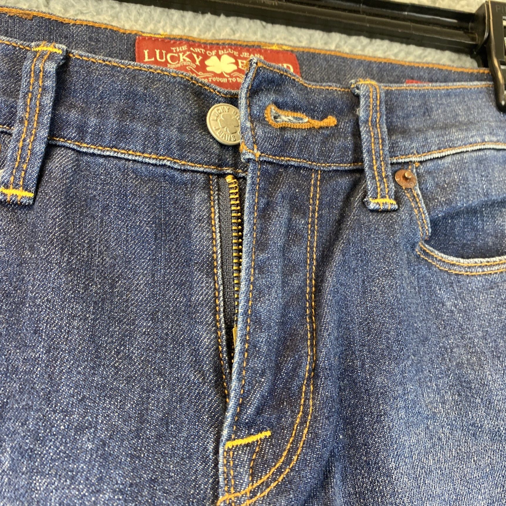 Lucky Brand Lucky Brand Jeans Womens 2/30 Denim Skinny Low Rise Regular Blue 29x30 5-Pocket Belt Loops Distressed Vintage No N/A Size 26" / US 2 / IT 38 - 4 Thumbnail
