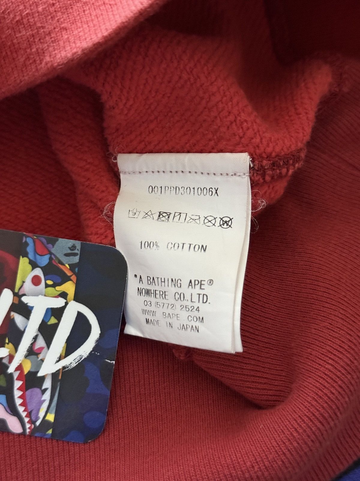 Bape A Bathing Ape Red Camo Swarovski Pullover Hoodie Size US S / EU 44-46 / 1 - 6 Thumbnail