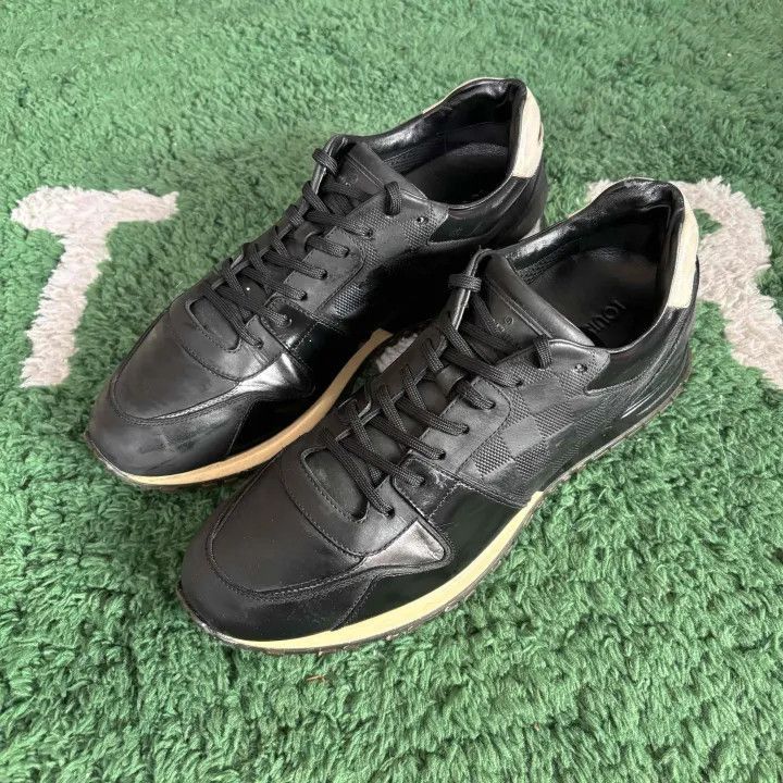 Louis Vuitton Louis Vuitton Black and Green Casual Sneakers -2508 Size US 8 / EU 41 - 1 Thumbnail