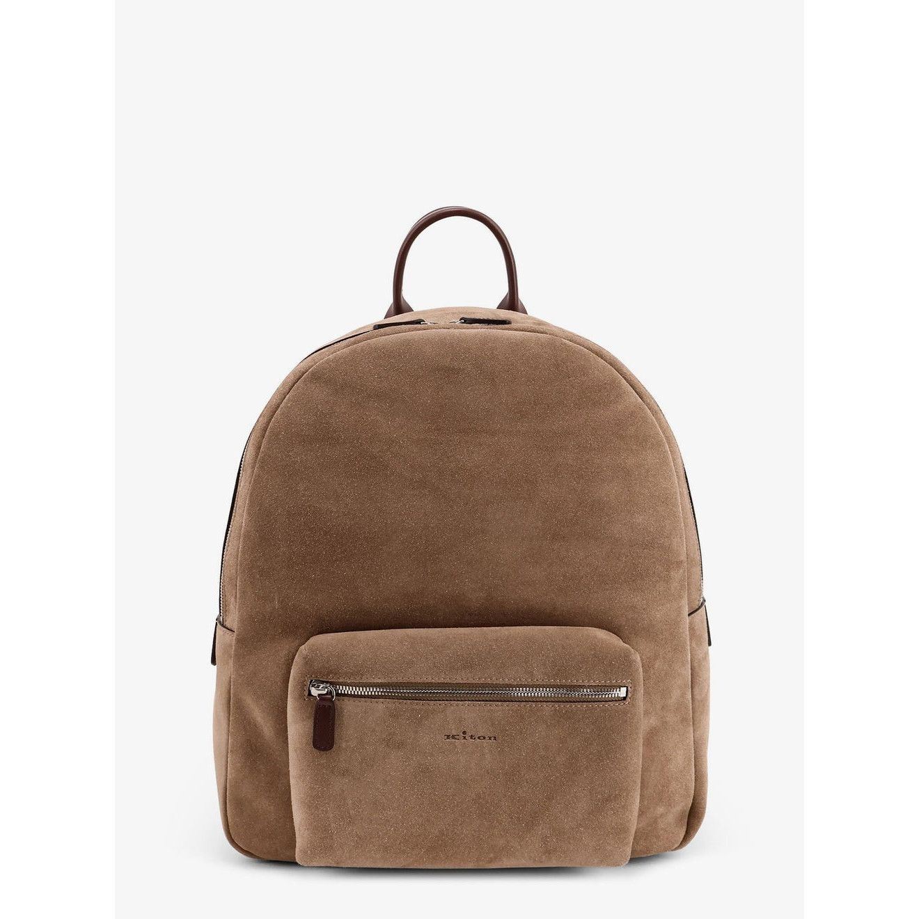 Kiton KITON Beige Suede Backpack New & Authentic Size ONE SIZE - 1 Thumbnail