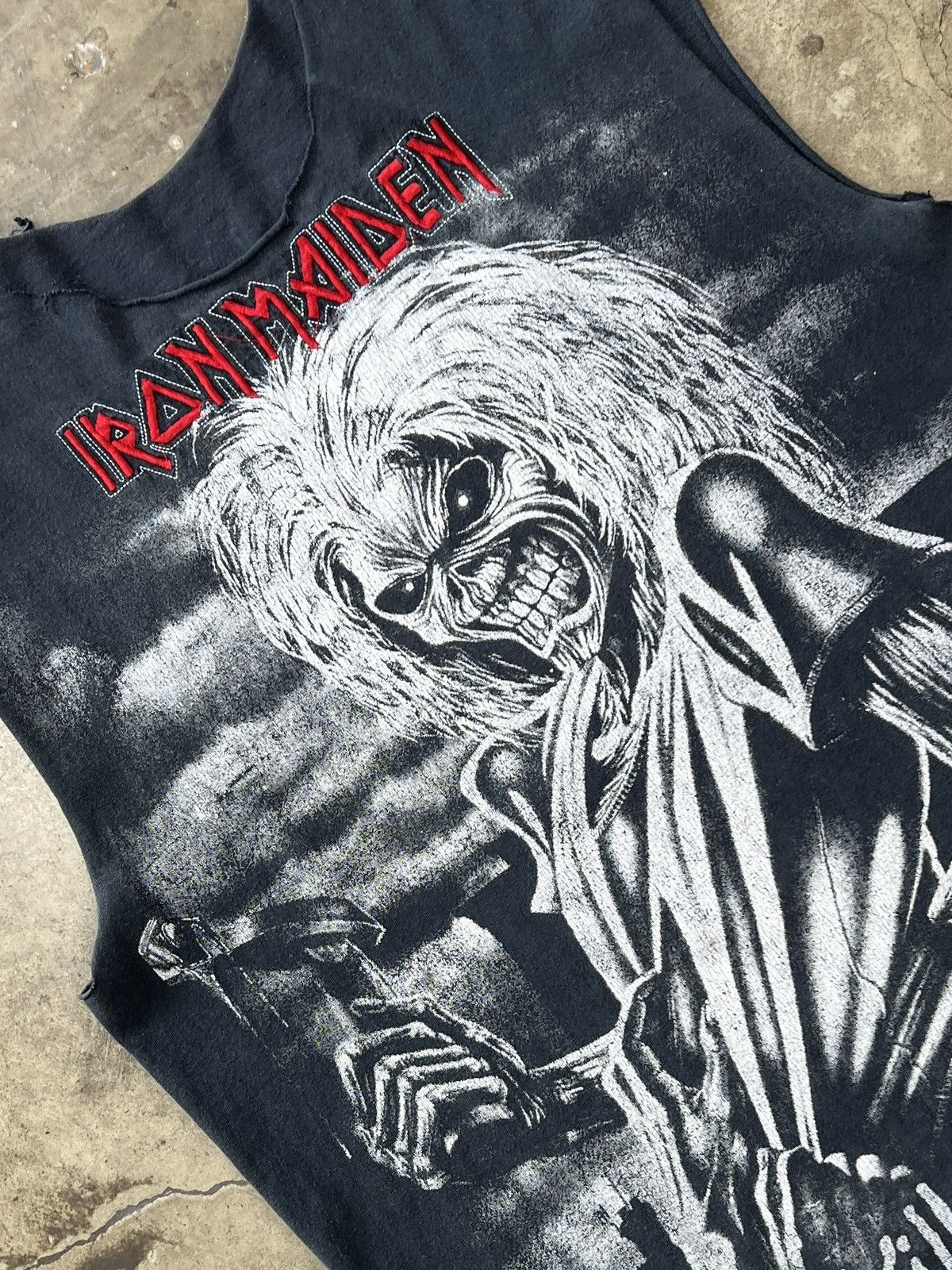 Band Tees Vintage Iron Maiden Killers Eddy Band Portrait Cut Sleeve XL Size US XL / EU 56 / 4 - 1 Thumbnail