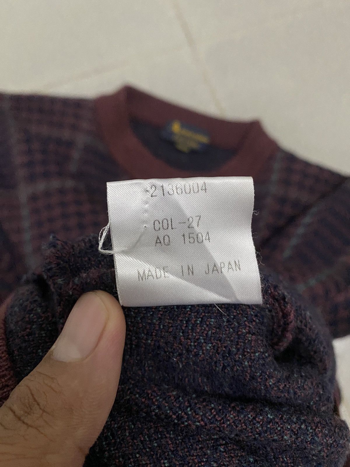 Aquascutum × Japanese Brand × Vintage Vintage Aquascutum Leisure Knitted Sweatshirt Size US M / EU 48-50 / 2 - 6 Thumbnail