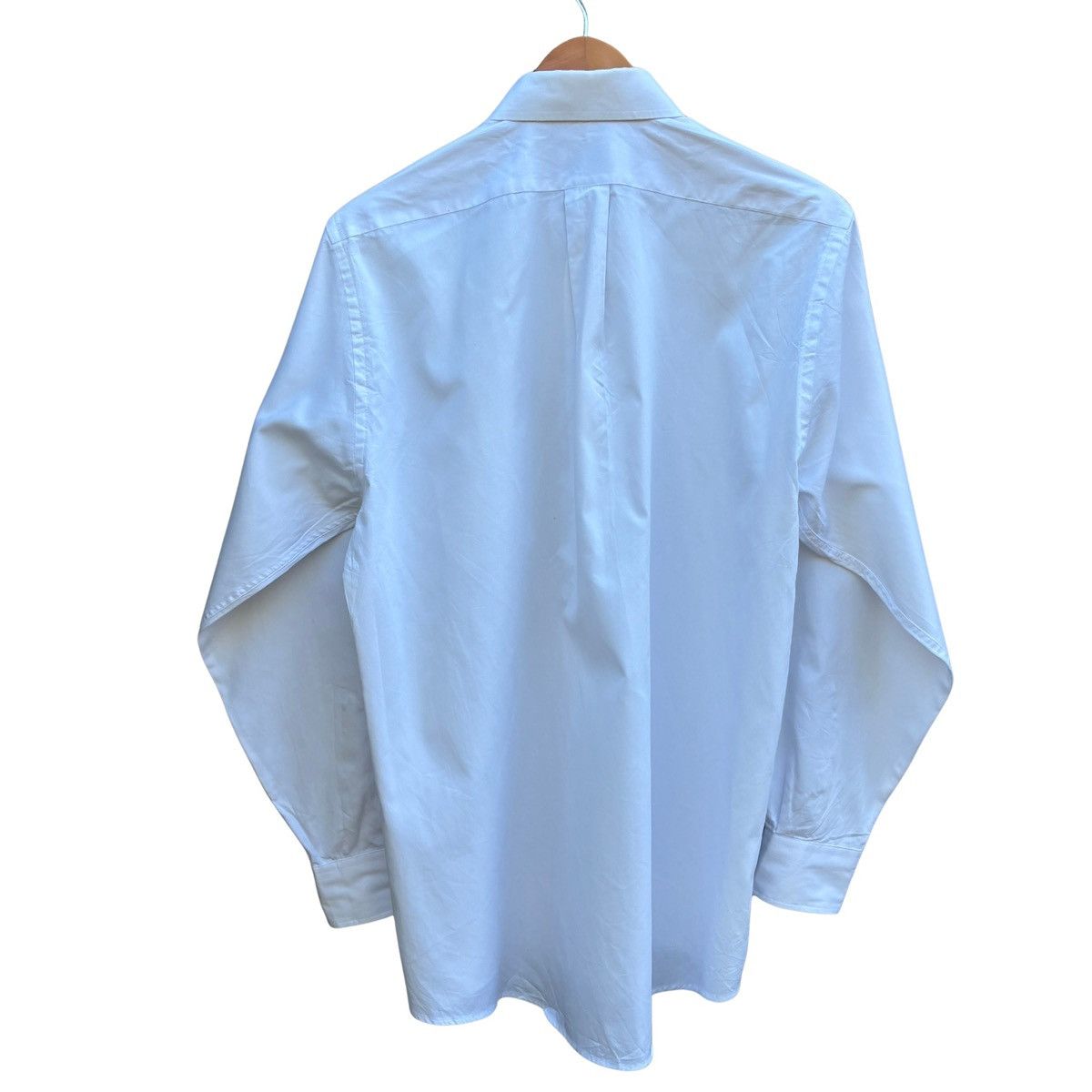 Van Heusen Vintage Van Heusen Dress Shirt Pinpoint Oxford White Size US L / EU 52-54 / 3 - 2 Thumbnail