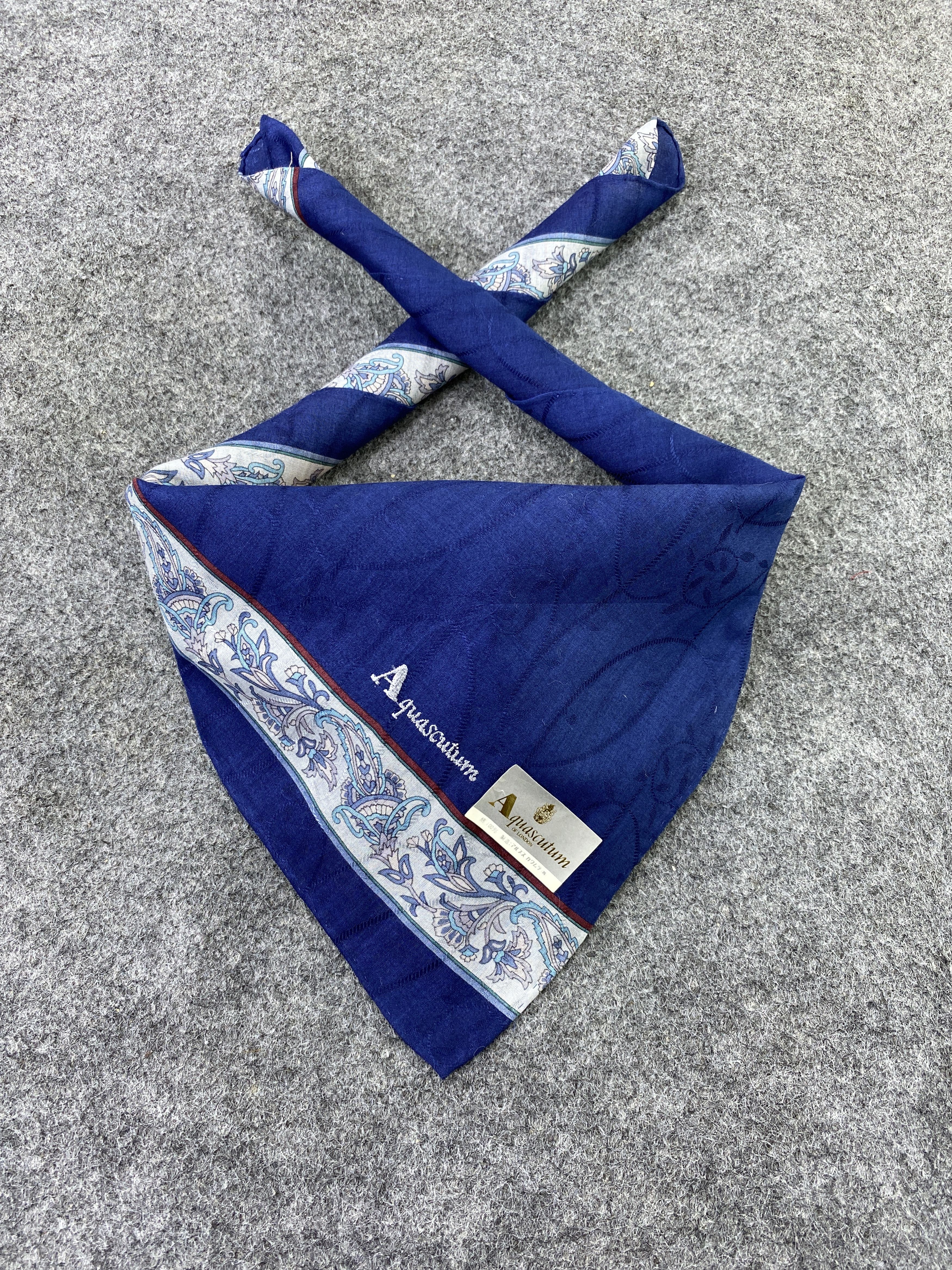 Aquascutum Aquascutum Handkerchief / Neckerchief / Bandana-B191 Size ONE SIZE - 2 Thumbnail