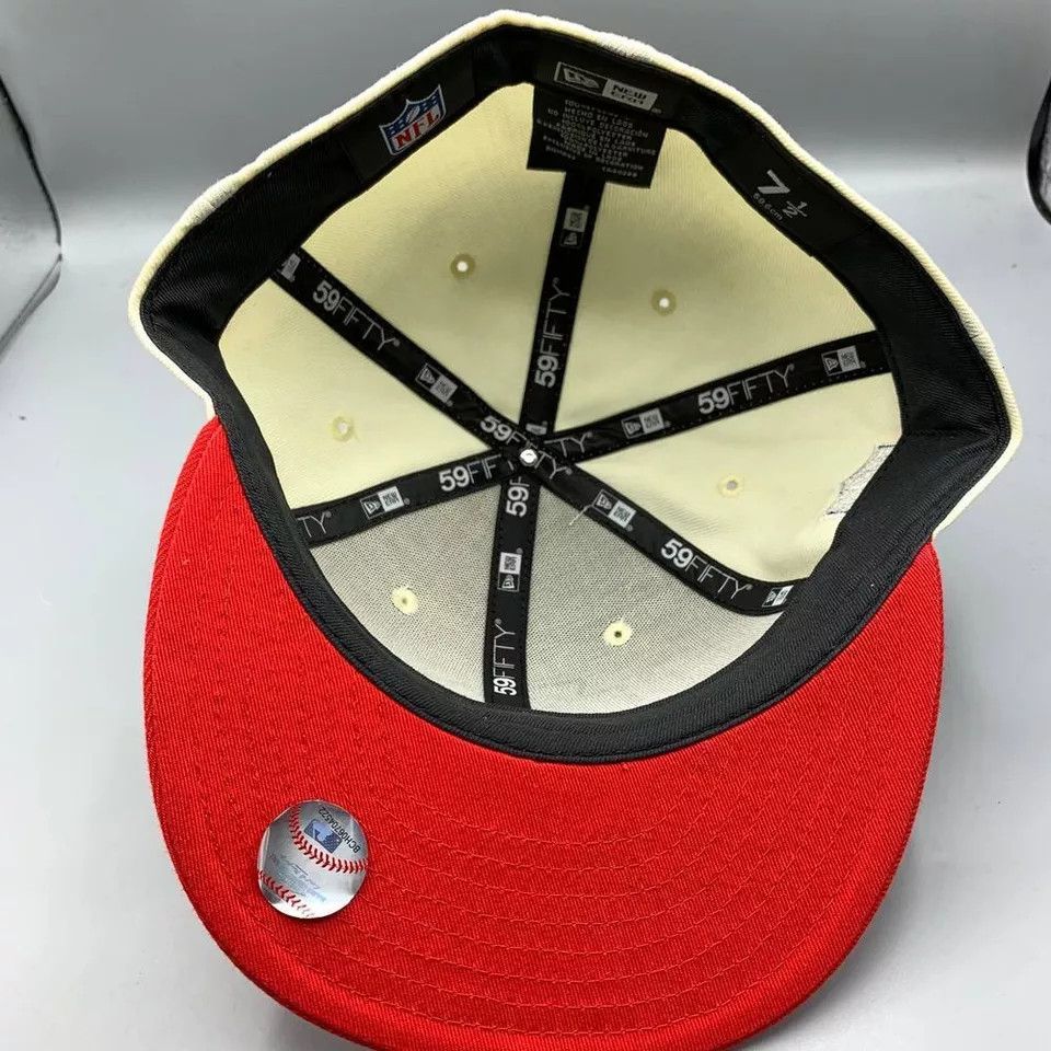 New Era Kansas City Chiefs Hat Men 7 1/2 59Fifty New Era Fitted Cap Size ONE SIZE - 3 Thumbnail
