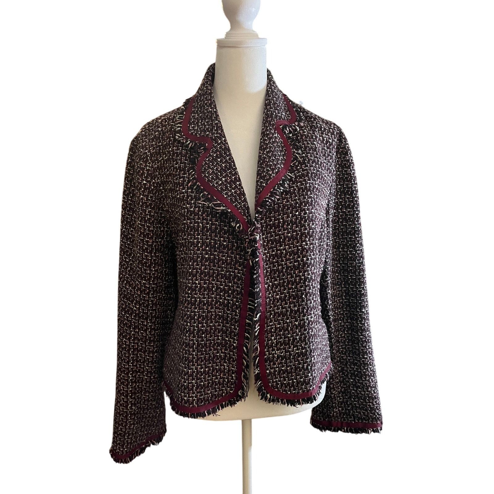 Vintage VINTAGE BLAZER SWEET LILY TWEED Size L / US 10 / IT 46 - 1 Thumbnail