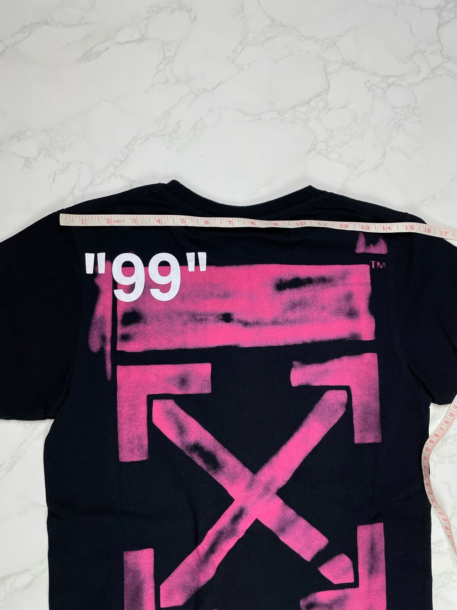 Off-White 🔥[SALE]🔥 Off-White Black Stencil Logo Slim Tee Size US XXS / EU 40 - 5 Thumbnail