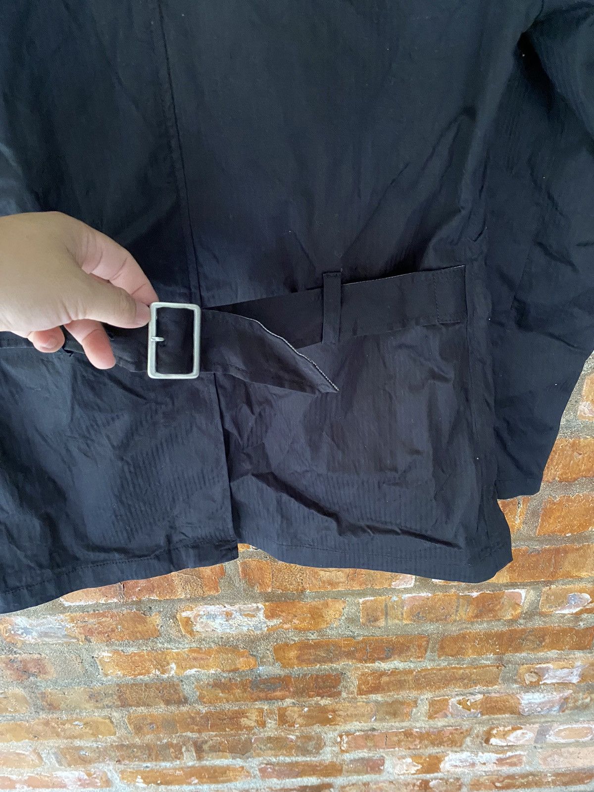 Katharine Hamnett London 2000s Hamnett Black Zipper parka jacket Size US M / EU 48-50 / 2 - 11 Thumbnail