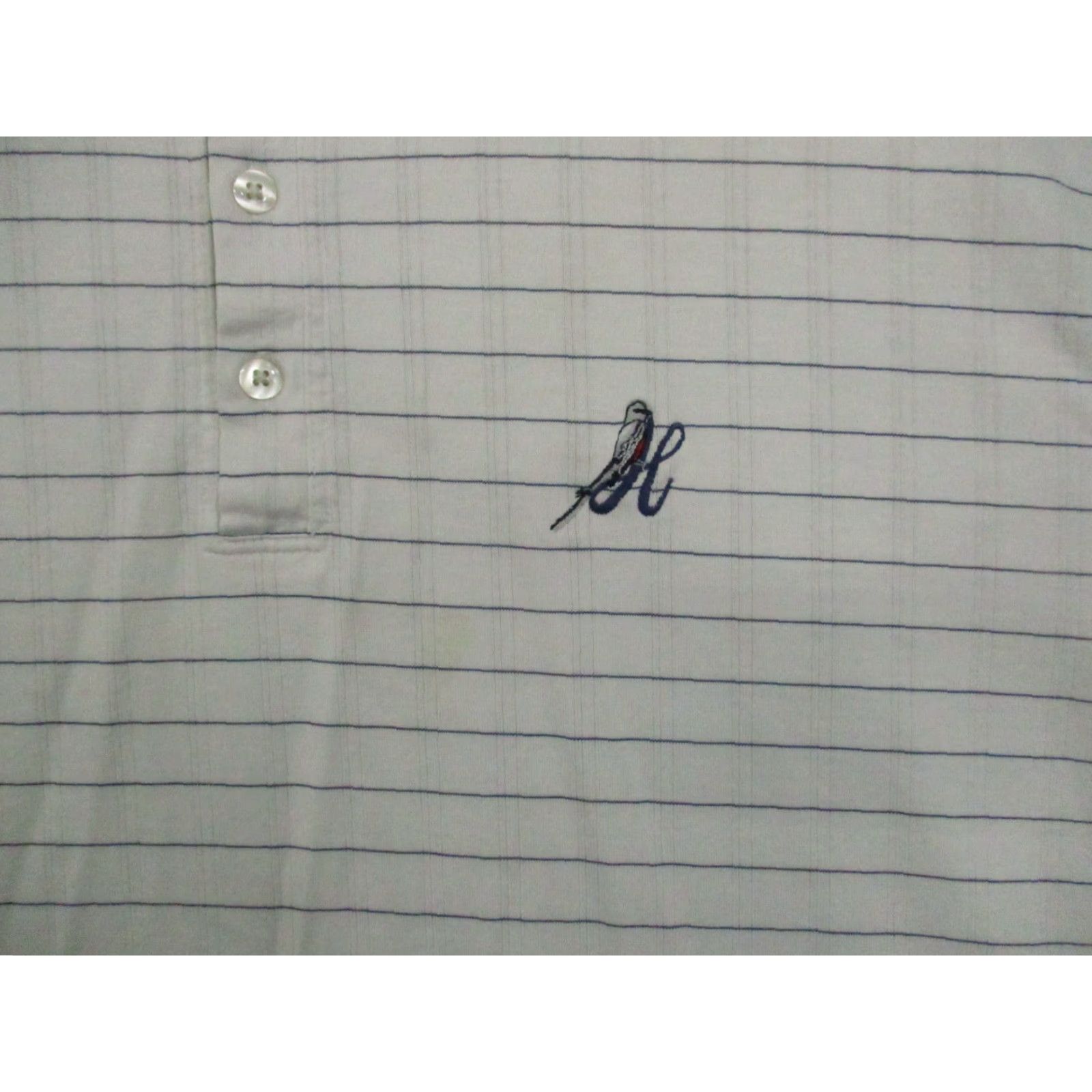 Nike VINTAGE Nike Tiger Woods Collection Polo Shirt (2XL) White Striped Golf Polo Mens Nike Tiger Woods Collection Polo Shirt 2XL White Stripes Size US XXL / EU 58 / 5 - 2 Thumbnail