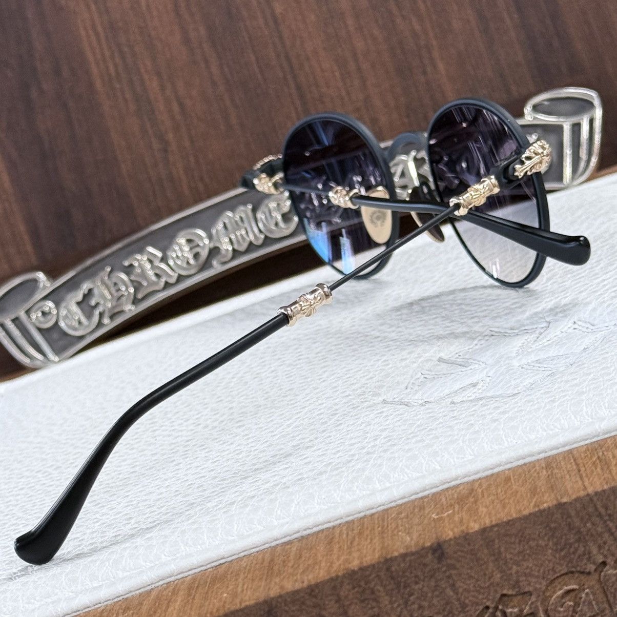 Chrome Hearts Chrome Hearts BUBBA - A 1/1 ‘Dark Triad’ Sunglasses Size ONE SIZE - 8 Thumbnail