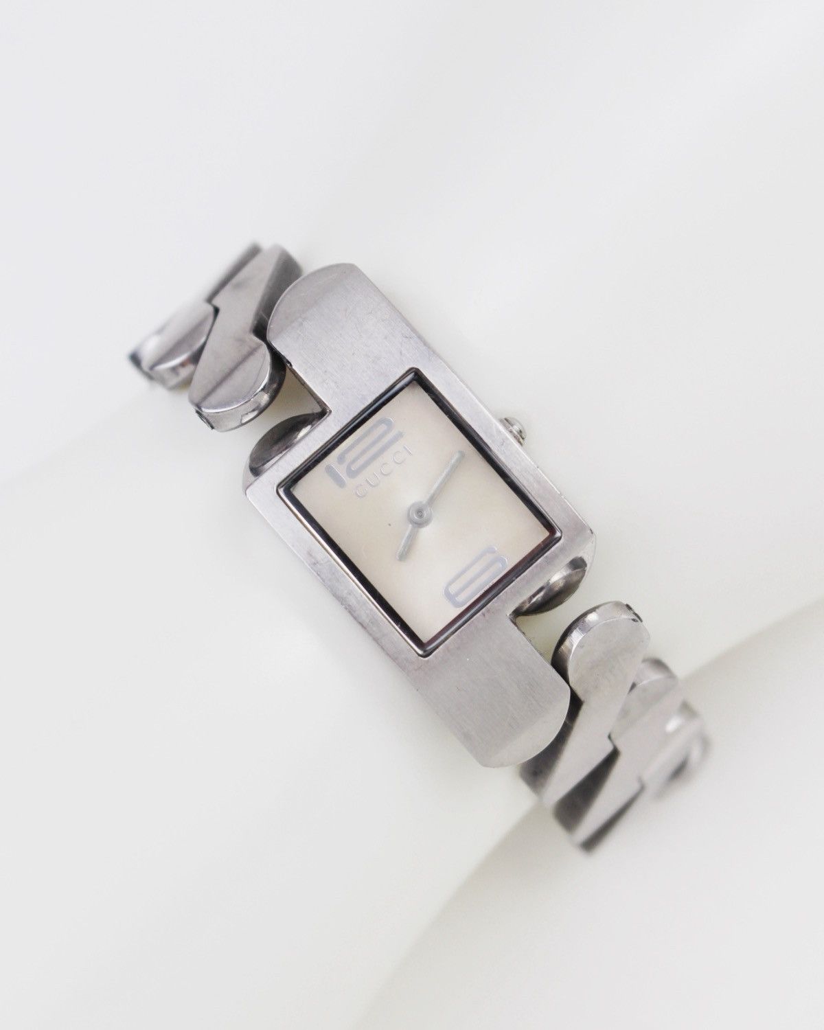 Gucci 1990S GUCCI STAINLESS STEEL BRACELET Z-LINK SWISS MADE WATCH