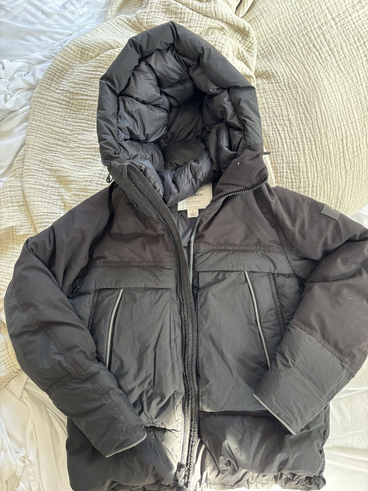 Woolrich Woolen Mills Woolrich Black Teton ripstop parka Size US L / EU 52-54 / 3 - 2 Thumbnail