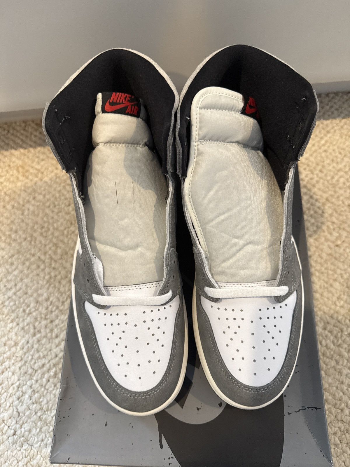 Nike Jordan 1 Retro High OG Washed Black Size US 12 / EU 45 - 3 Thumbnail