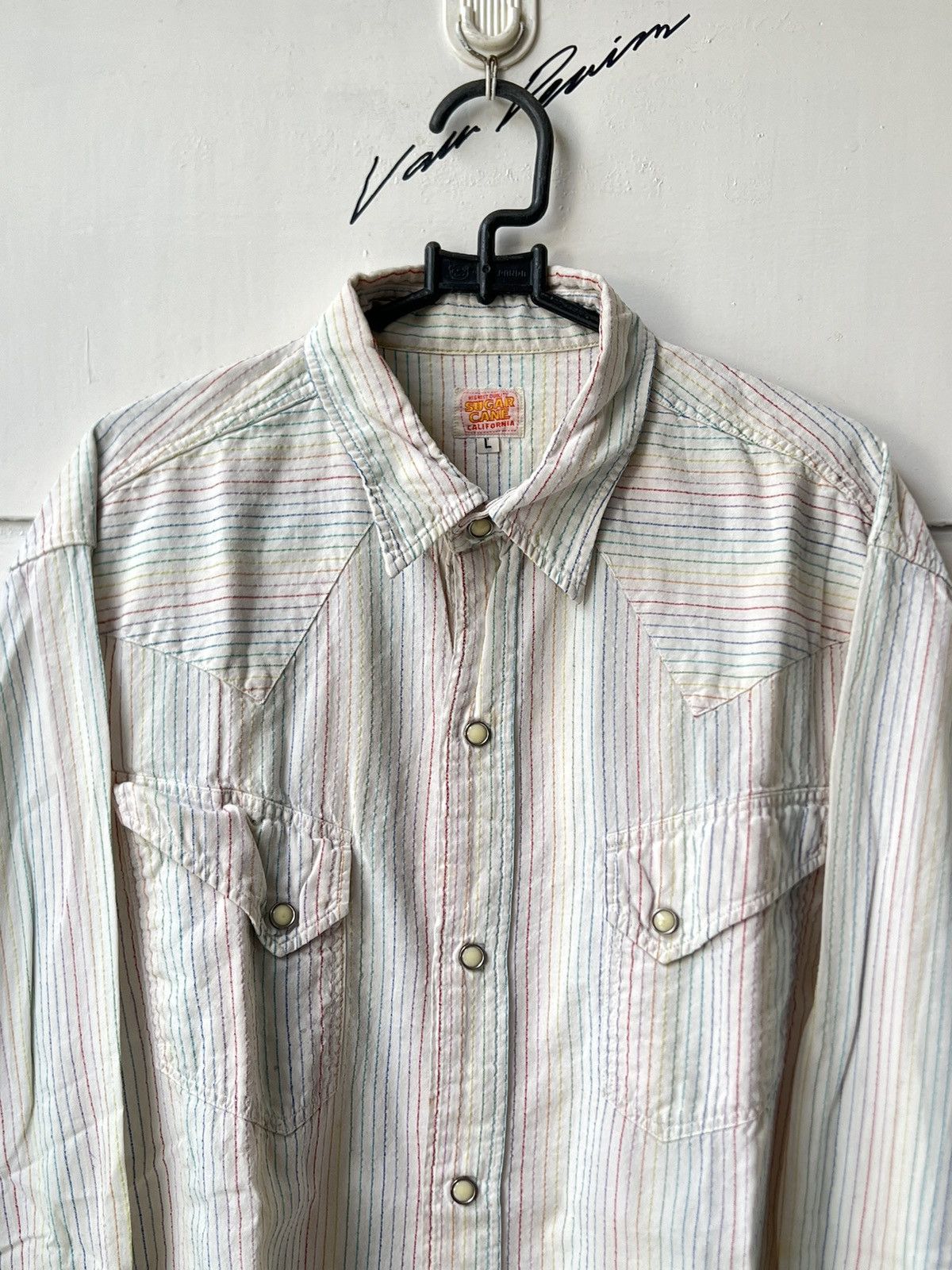 Sugar Cane SUGAR CANE Striped Western Shirt Size US M / EU 48-50 / 2 - 3 Thumbnail