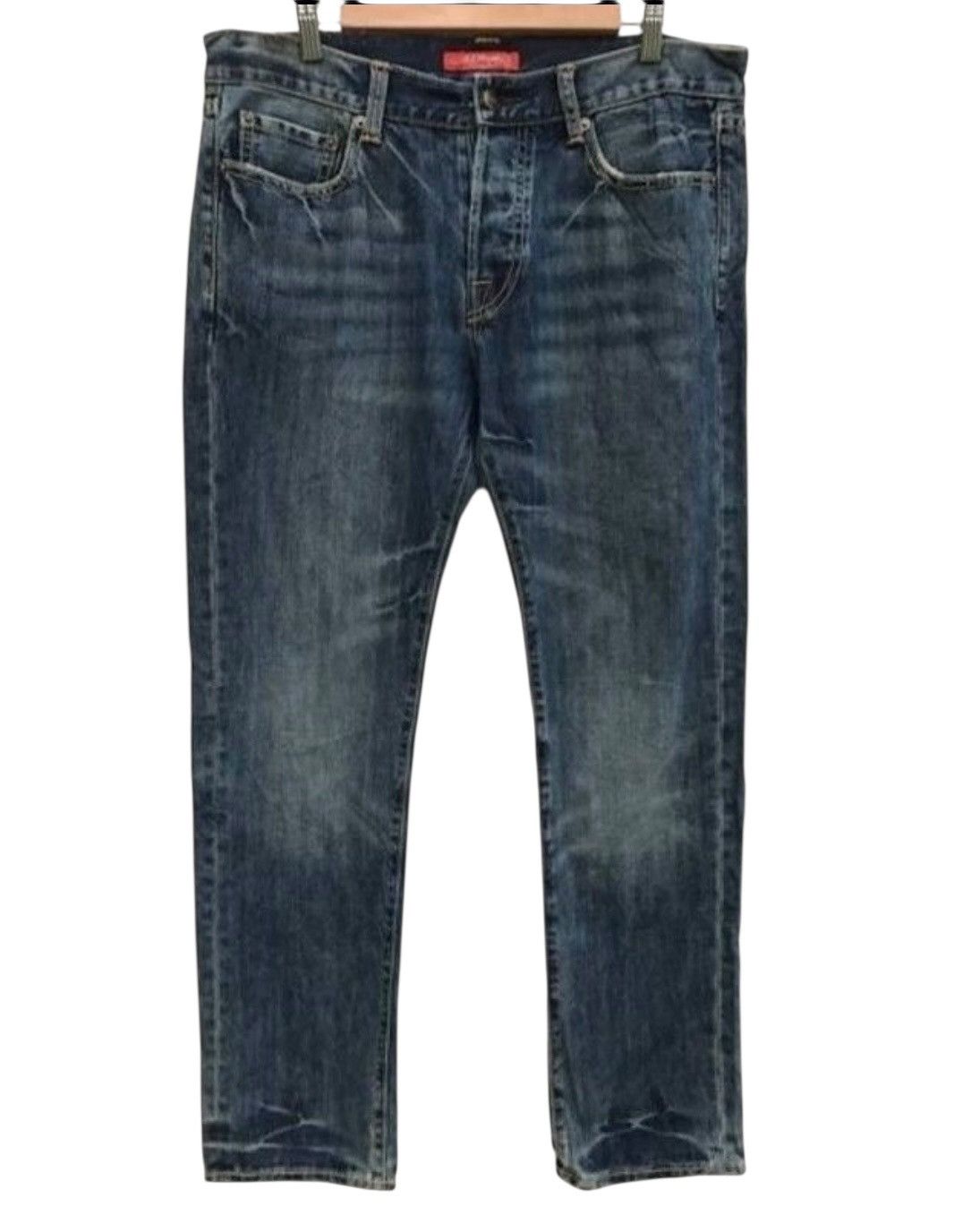 Ed Hardy Ed Hardy by Christian Audigier Bleach Denim Pants Size US 34 / EU 50 - 1 Thumbnail