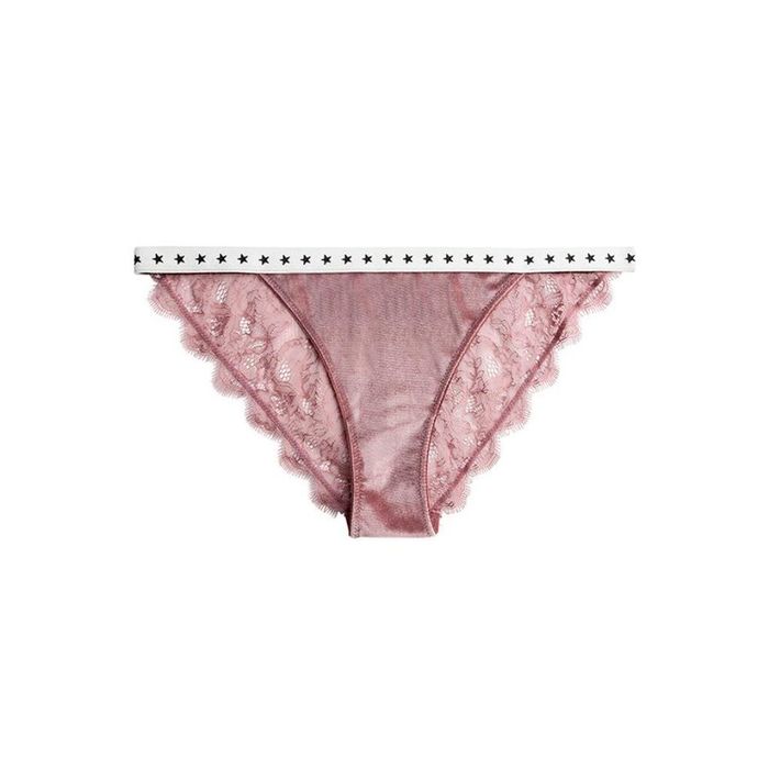 Other Love Stories Wild Rose Velour Lace Star Panty | Grailed