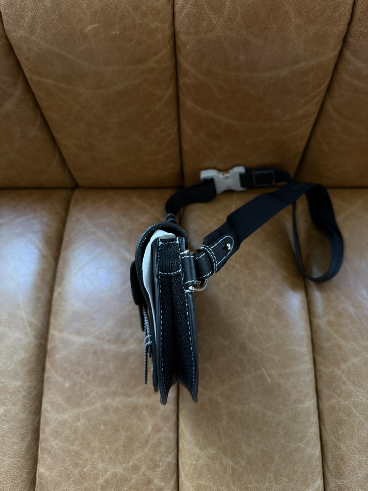 Dior Black Saddle Crossbody Bag Size ONE SIZE - 6 Thumbnail