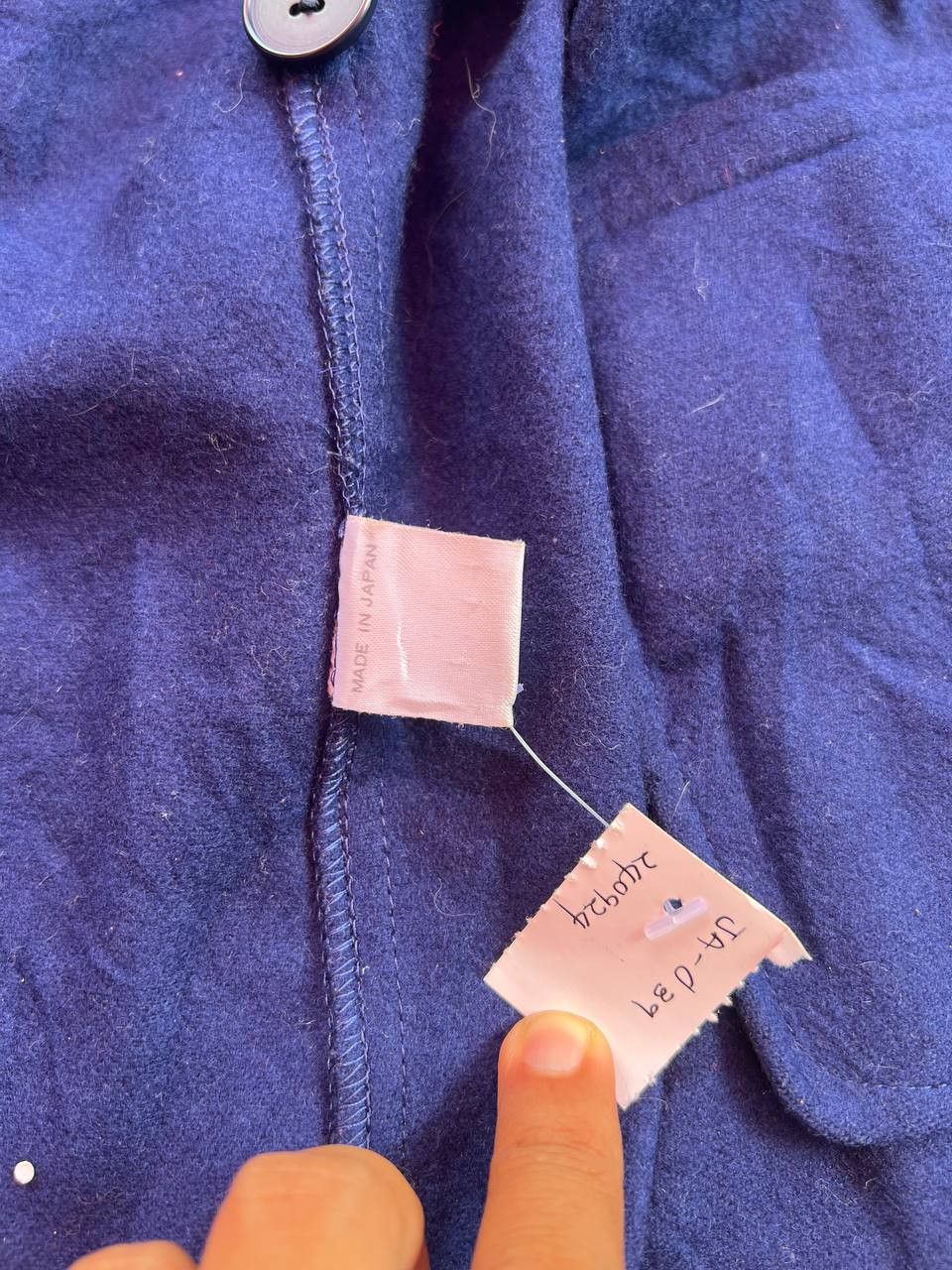Y's Vintage Y's Yohji Yamamoto indigo blazer Size 38R - 6 Thumbnail