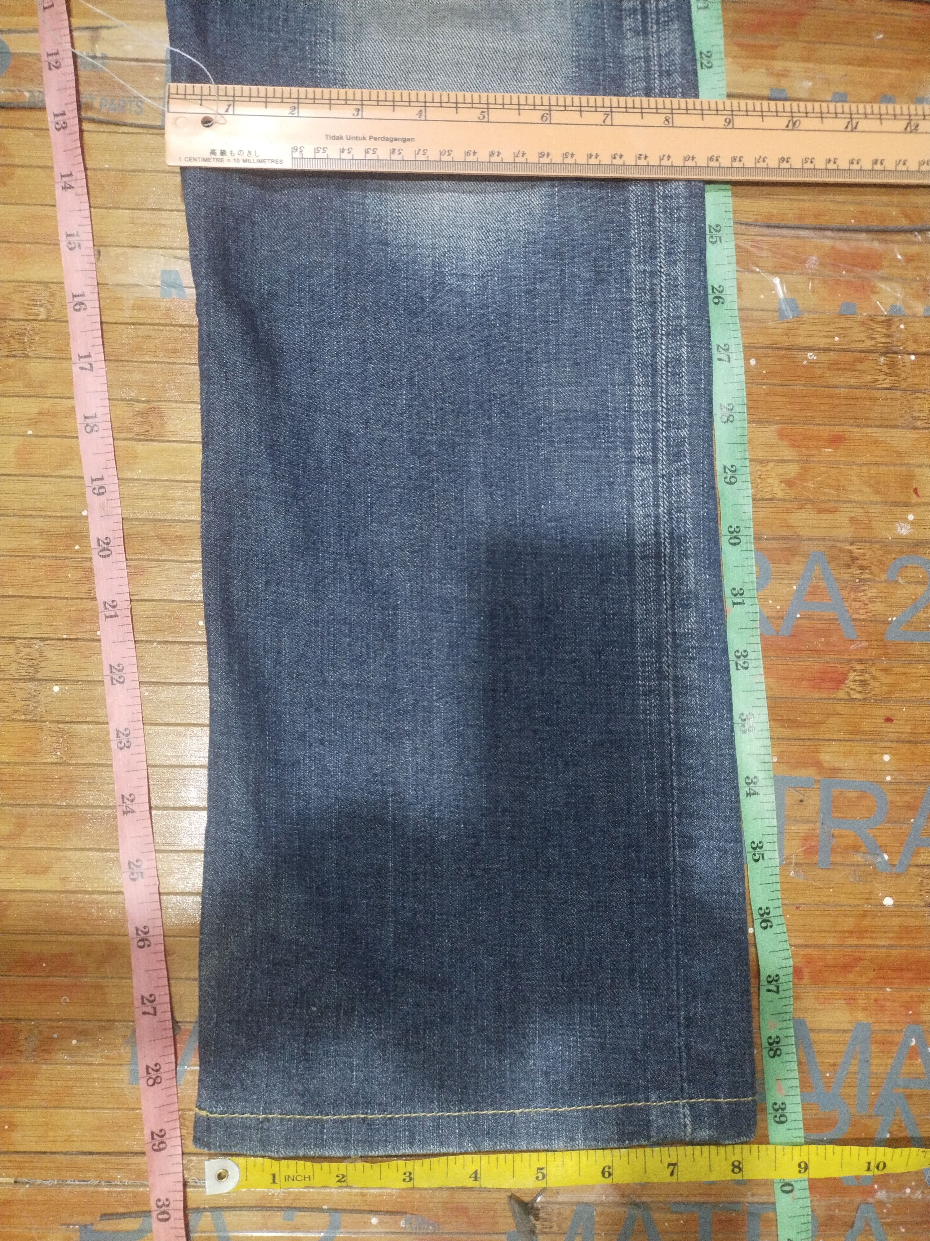 Edwin × Japanese Brand × Vintage Vintage Edwin Blue Trip Sz 29" Size US 29 - 4 Thumbnail