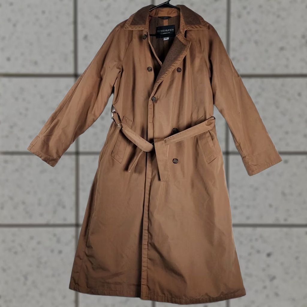 Vintage VINTAGE London Fog Tempo Europa Women’s Coat Trench Belted Brown 8R Thinsulate Faux Fur Collar Womens Size M / US 6-8 / IT 42-44 - 1 Thumbnail