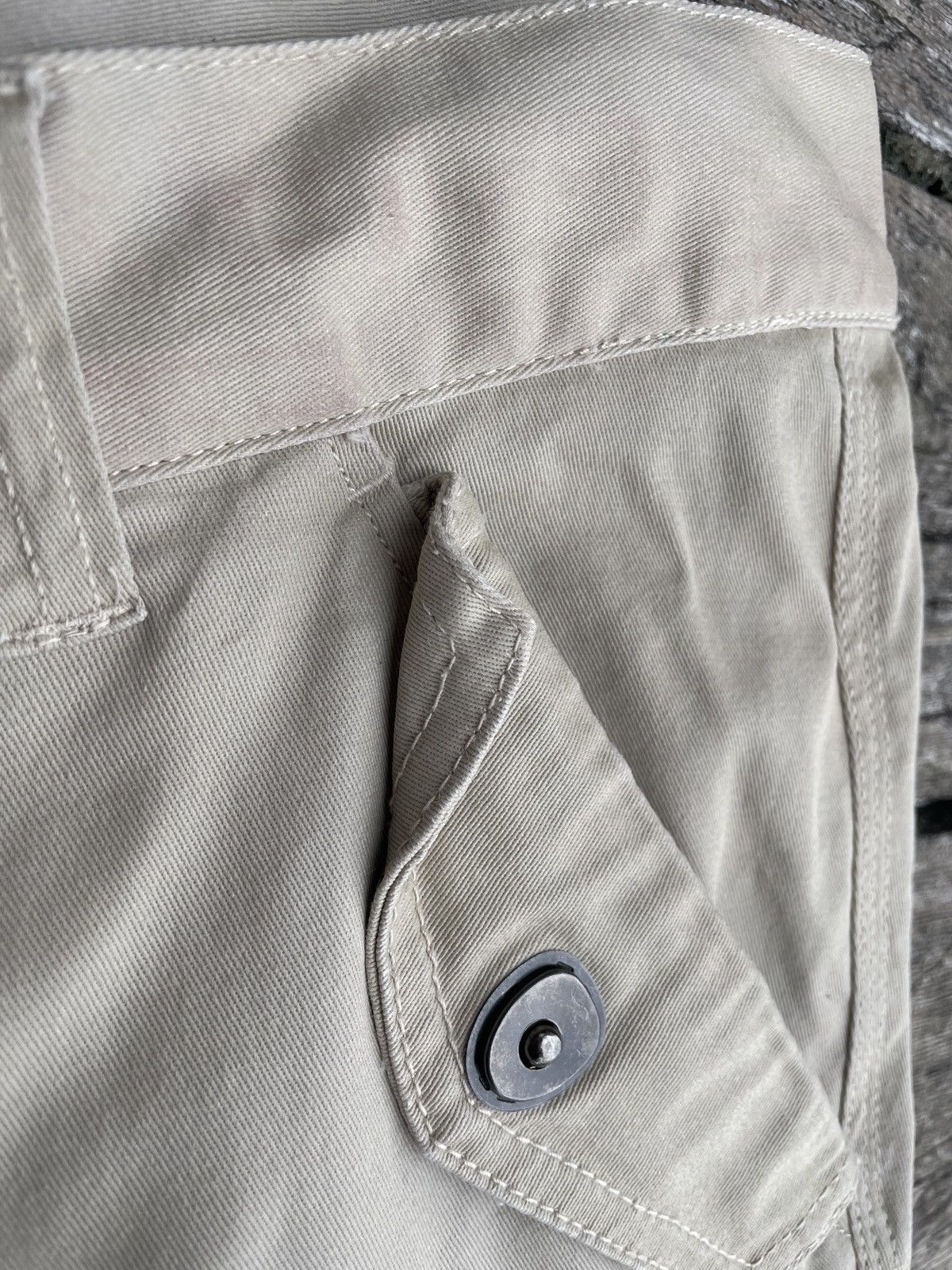 If Six Was Nine 2000s Tornadomart Flared Zip Cargo Pants Japanese archive Size US 31 - 9 Thumbnail