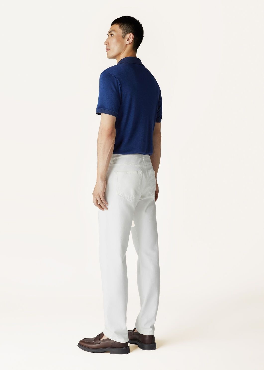 Loro Piana o1w1db10125 FAM3988 Open Polo Shirt in Navy Blue Size US S / EU 44-46 / 1 - 5 Thumbnail