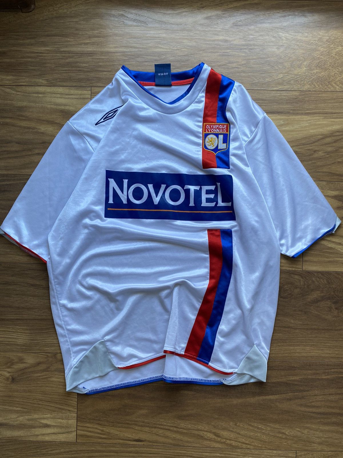 Umbro × Vintage Umbro Olympique Lyonnas Vintage Jersey,Y2K,BlockCore Size US L / EU 52-54 / 3 - 1 Thumbnail