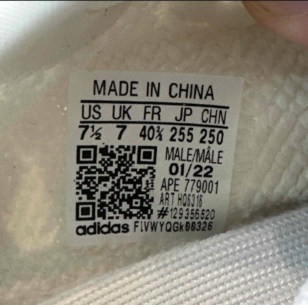 Yeezy adidas Yeezy Boost 350 V2 Bone Size US 7.5 / EU 40-41 - 7 Thumbnail
